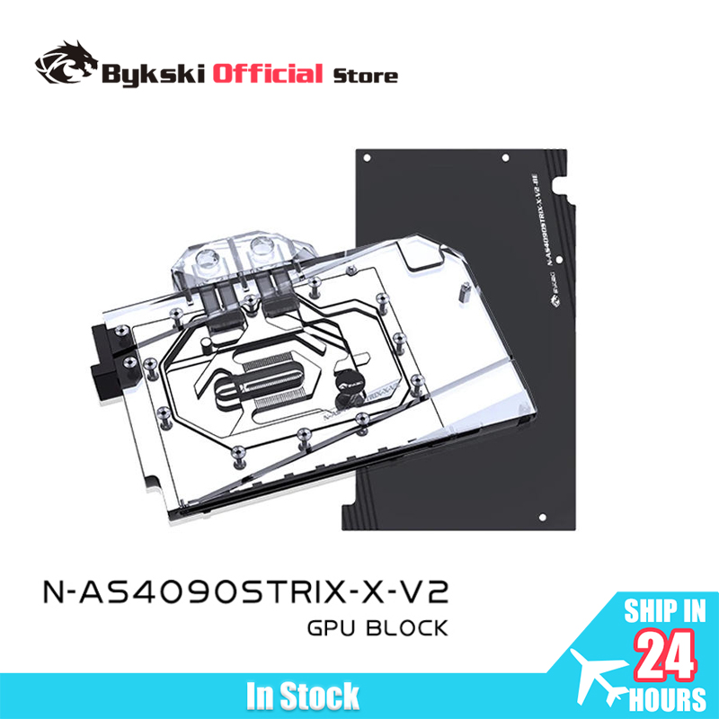 Rtx 4090 Water Block - Bloque de Refrigeración Bykski N-AS4090STRIX-X-V2 para