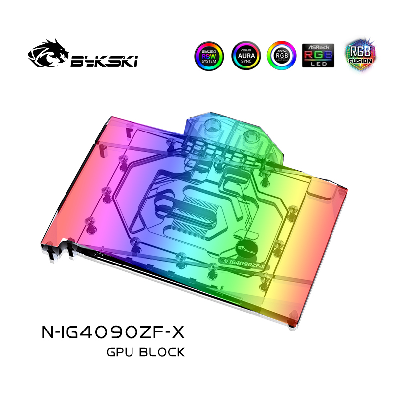 Rtx 4090 Water Block - Bykski N-IG4090ZF-X bloque GPU uso para