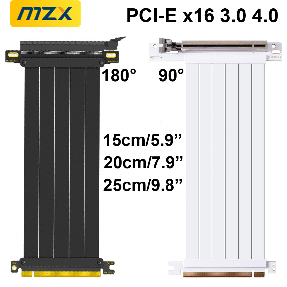 MZX PCIE 4,0 3,0 16X Cable ele - Itx Gpu Riser Pcie 4.0 16X reseña y precio