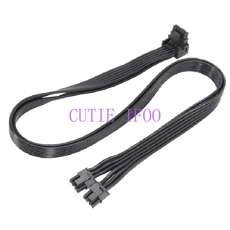 ATX3.0 PCIE 5,0 12VHPWR doble  - Dual 8Pin To 16Pin 12Vhpwr Cable reseña y precio