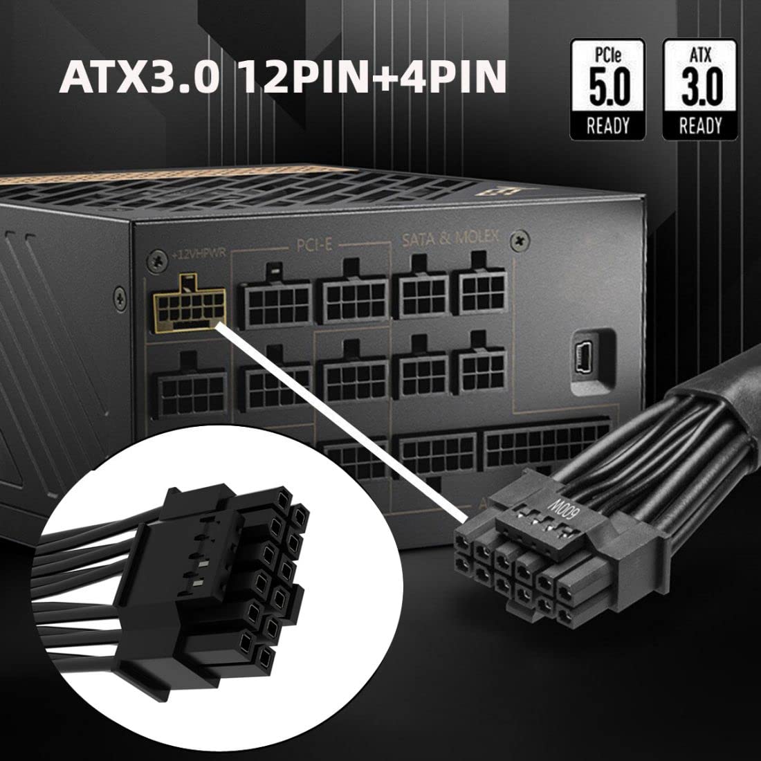 Cable Modular de alimentación  - Dual 8Pin To 16Pin 12Vhpwr Cable reseña y precio