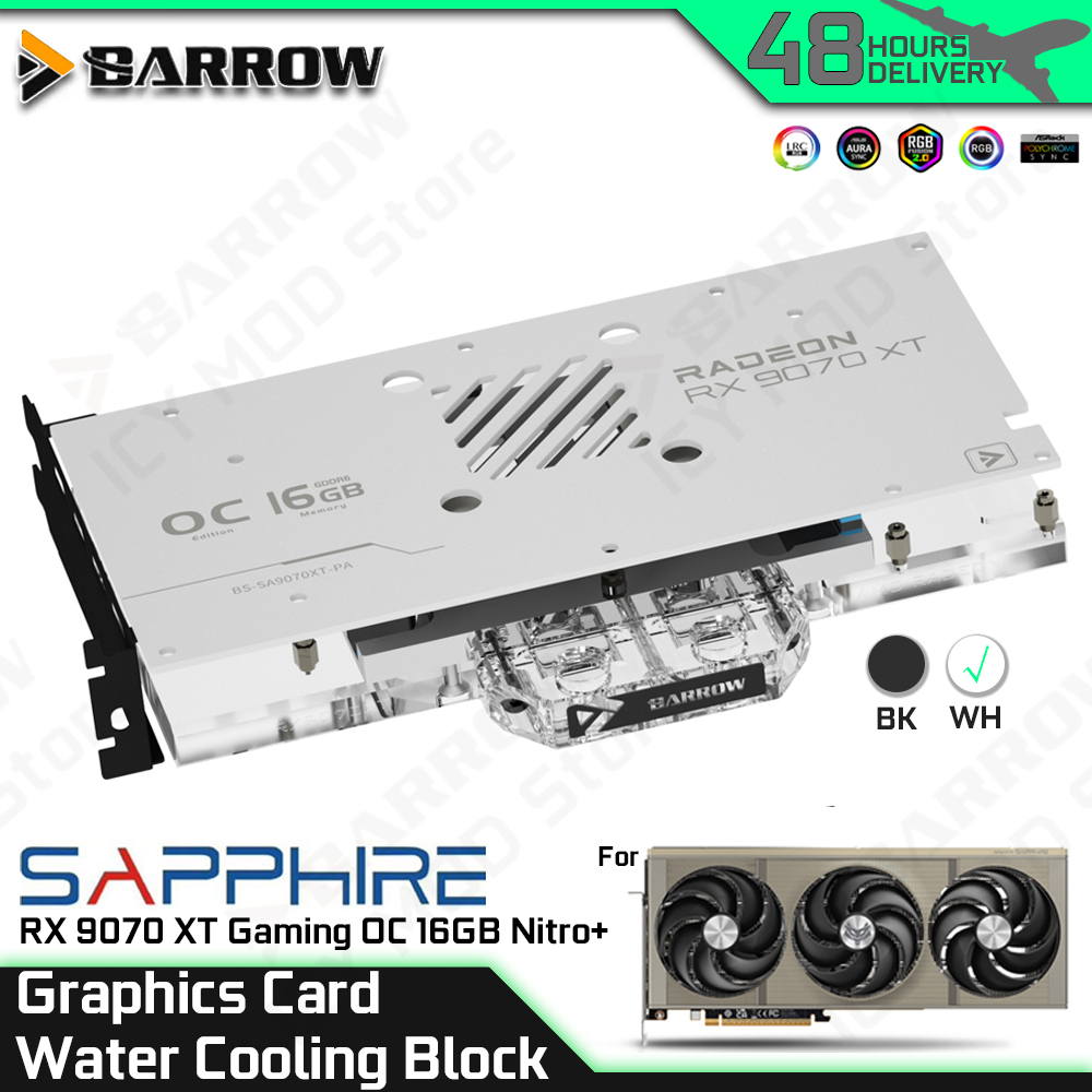 Tarjeta gráfica Barrow, bloque - Rx 9070 Xt reseña y precio