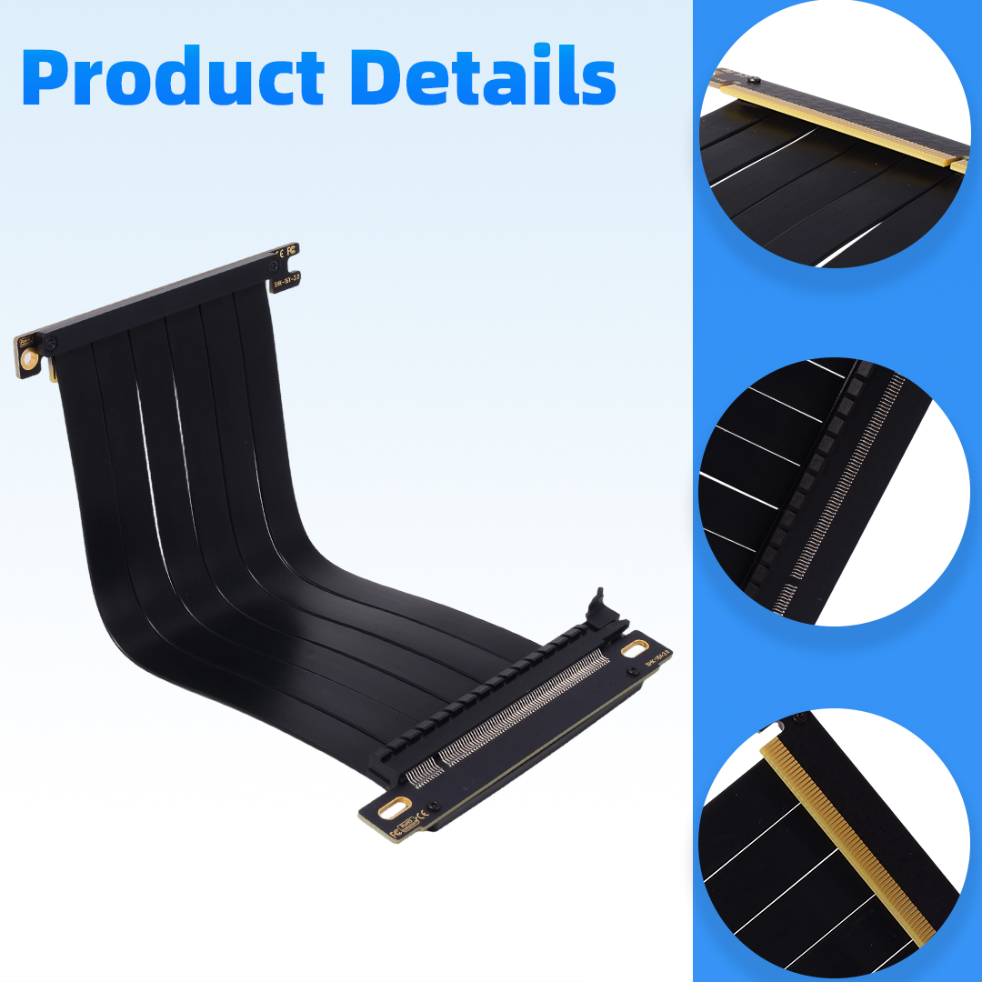 Cable Riser PCIE 3.0 X16, Adap - Pcie 5.0 Gpu Riser Cable reseña y precio
