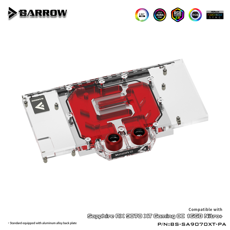 Bloque de agua GPU para SAPPHI - Rx 9070 Xt reseña y precio