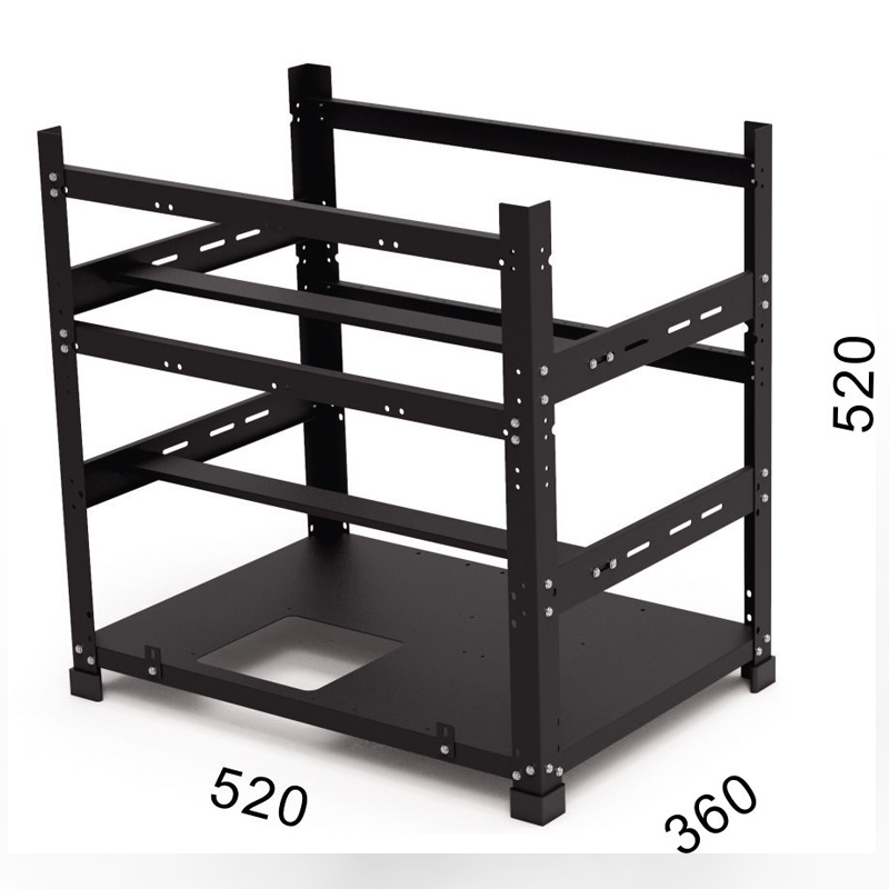 Chasis de Minería de Doble PSU - Gpu Mining Rig Frame 8 Gpu reseña y precio