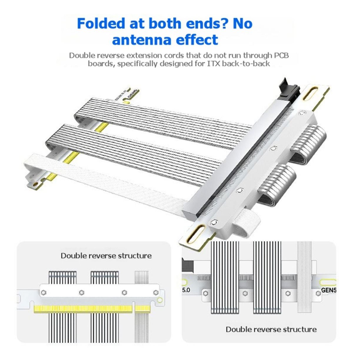 Cable Riser L70A PCIe 5.0 X16  - Pcie 5.0 Gpu Riser Cable reseña y precio