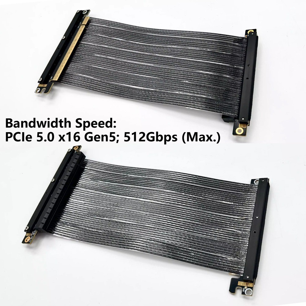 Tarjeta gráfica PCIE 5,0 X16 G - Pcie 5.0 Gpu Riser Cable reseña y precio