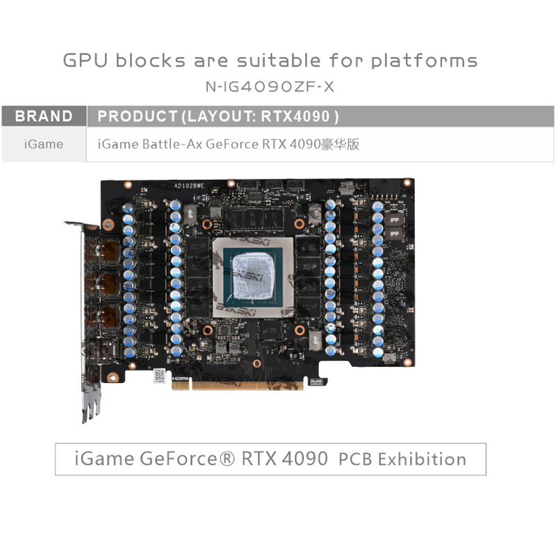 Bykski N-IG4090ZF-X bloque GPU - Rtx 4090 Water Block reseña y precio